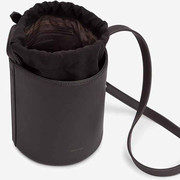 VEGAN LEATHER Recycled MATT & NAT Bucket Purse NWT